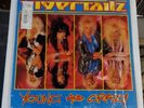 TIGERTAILZ Young And Crazy LP Classic Rock Heavy Metal Vinyl Relativity 1987 80s