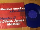 Rare MASSIVE ATTACK Dear Friend BLUE Vinyl 12
