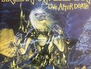 Iron Maiden Live After Death LP 1985 Insert 1 Vinyl Record