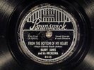 78 RPM -- Harry James (Frank Sinatra 1st + release hanger), Brunswick 8443 Jazz