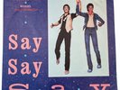 Michael Jackson Paul McCartney Say Say Say 12” 45 RPM Vinyl Record Maxi Single
