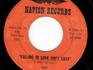 Crossover Northern Sweet Soul 45 SILK Falling In Love Isnt Easy NATION 1st Press