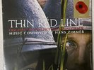 THIN RED LINE ORIGINAL MOTION PICTURE SOUNDTRACK LP HANS ZIMMER RED VINYL EXC