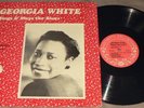 GEORGIA WHITE Sings & Plays Blues 1983 Rosetta RR1307 Female Vocal Jazz Vinyl LP