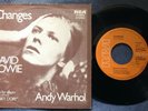 DAVID BOWIE - CHANGES / ANDY WARHOL rare GERMAN 1971 / CLASSIC ROCK / MINT-