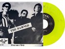 S22 ** FRANCE The Damned – New Rose/Help - YELLOW VINYL France 2003