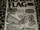 VINTAGE ORIGINAL BLACK FLAG GONE PAINTED WILLIE FLYER 5.5X8.5 PUNK RARE KBD