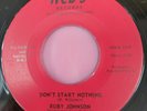 Ruby Johnson - Let Me Apologise b/w Don't Start Nothing  - NEB's - Ex - Rare R&B