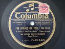 Ray Ventura Collegians I'm Afraid of You French 78RPM Columbia D 19146