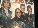 Todd Rundgren--Utopia--1982 Album SIGNED by Full Band  RARE