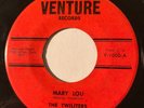 GARAGE MOD R&B The Twiliters MARY LOU Venture 45 very rare Upstate New York