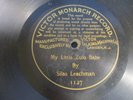 VICTOR MONARCH RECORD 78 RPM c 1901 #1127 by SILAS LEACHMAN 