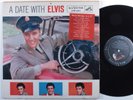 ELVIS PRESLEY A Date With Elvis RCA VICTOR LP VG+ mono gatefold u
