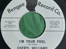CHERYL WILLIAMS - Everybody's Happy But Me - BENGEE - NORTHERN SOUL 45 - 70's RE