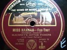 McKINNEY'S COTTON PICKERS Miss Hannah/ The Way I Feel Today (E) HOT