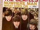 The Beatles - Nowhere Man / What Goes On 7'' 45, CAPITOL 5587 1966. Excellent