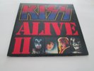 kiss alive ll  2 record set with innersleeves,book of evolution and tattoo sheet