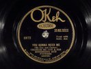 78 RPM -- Charlie McCoy & Mississippi Hot Footers, Okeh 8873, EE-/E  Blues