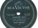 1957 ELVIS PRESLEY Rock’n Roll 78 RPM Record. Jailhouse Rock/ Treat Me Nice