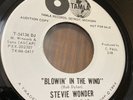 stevie wonder blowin' in the wind/same promo 45 rpm w/picture sleeve vinyl ex