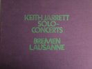 Keith Jarrett Solo Concerts Bremen Lausanne German 12'' vinyl 3 x Lp 1973 jazz