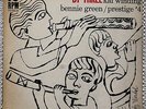 ANDY WARHOL cover art - TROMBONE BY THREE - jay jay johnson - PRESTIGE 16 rpm LP