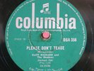 Cliff Richard And The Shadows 78 RPM / Please Don`t Tease & Where Is...(23-0719)