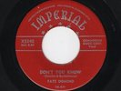 '55 New Orleans R&B FATS DOMINO Don't You Know/Helping Hand IMPERIAL 5340 M-HEAR