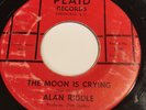 Alan Riddle - The Moon Is Crying / Yesterday's Love 45 - Plaid 1001 - Rockabilly