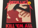 Original 1983 Heavy Metal LP METALLICA Kill 'Em All MEGAFORCE