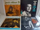 JACK ELLIOTT: 9 LPs - RAMBLIN, WOODIE GUTHRIE, MULESKINNER  - FREE SHIPPING