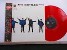 THE BEATLES HELP mono MADE in JAPAN OBI + INSERT  DISQUE ROUGE