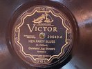 Victor 20649 DIXIELAND JUG BLOWERS  Hen House Blues 78rpm 1927 E+ JOHNNY  DODDS