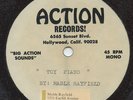 Rare Pop Song Poem Acetate 45 - Unknown Male Vocal - Toy Piano