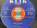 The Rajahs - I Fell In Love / Shifting Sands - Klik - RARE DOO WOP 45 / Hear
