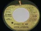 MINT BEATLES JOHN LENNON 1975 'STAND BY ME' P-1881 APPLE DJ PROMO 45 MONO/STEREO