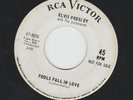 ROCKABILLY TEEN 45 - ELVIS PRESLEY - FOOLS FALL IN LOVE  - HEAR 1967 PROMO RCA
