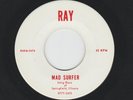 SURF GARAGE INSTROS 45- STING RAYS - MAD SURFER  / SURFER'S WALK - HEAR 1964 RAY
