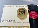 SB 2047 Beethoven Violin Concerto IN D Heifetz Munch RCA Living Stereo NM Vinyl