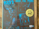 KISS -  MUCH TOO YOUNG LP - 2011 - EUROPE - TMOQ - COLOR VINYL - RARE