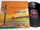 The Davis Sisters Somewhere In Glory Savoy Mono Rare Original Gospel LP Album NM