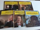 5LP LOT: HOROWITZ PIANO CONCERTOS SOLO GERMAN DEUTSCHE GRAMMOPHON DIGITAL LPs NM