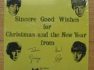 Beatles 1963 New Christmas 7 Inch White Vinyl Record Xmas Fan Club + Gifts 7