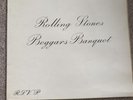 The Rolling Stones Beggars Banquet 1968 Mono UK LP unboxed Decca G/fold sleeve