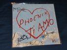 Phoenix - Ti Amo SIGNED/AUTOGRAPHED Clear Green Vinyl/Record LP