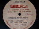 1960 acetate RADIO COLD WAR NUCLEAR ATTACK ALERT & ALL-CLEAR, CONELRAD