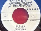 The Crystals Uptown 45 VG+ White Label Promo Girl Group Phil Spector