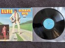 Elvis Presley-Separate Ways(1973) CAS-2611 VG+ with RARE Happy Birthday Postcard