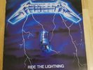 METALLICA Ride the Lightning LP Elektra/Megaforce 1984 -  60396-1