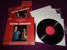 4 LP BOX DAVID OISTRAKH / IN MEMORIAM / LE CHANT DU MONDE LDX 78605/08 STEREO